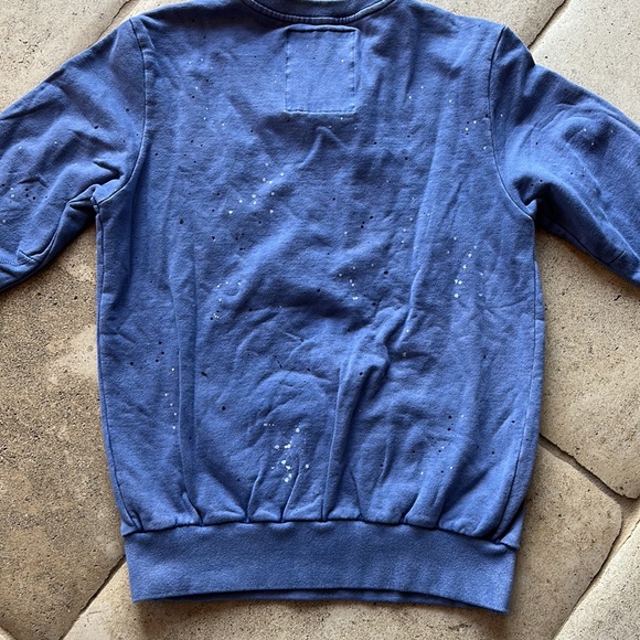 NWT Born Fly 🔥 Crew Neck Sweatshirt Hoodie Sz M Indigo color - Picture 6 of 6